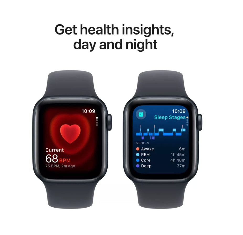 Apple Watch SE 2 40mm Midnight Aluminum – Midnight Sport Band MXE73LL/A