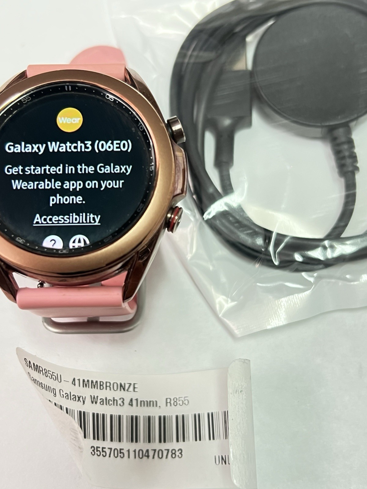 Samsung Galaxy Watch3 SM-R855 41mm bronze Stainless Steel Case