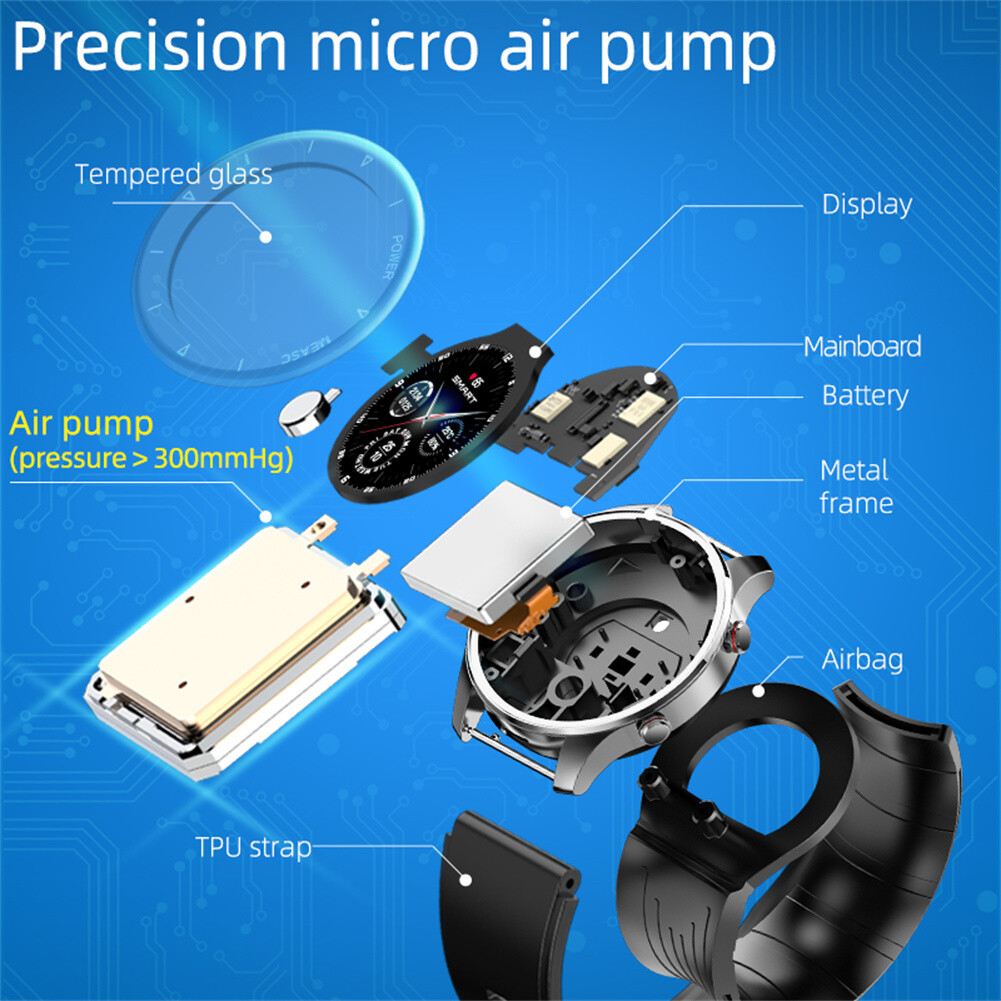 Smartwatch Sleeping Monitor Bluetooth Smart Watch Touch Screen Fitness Tracker