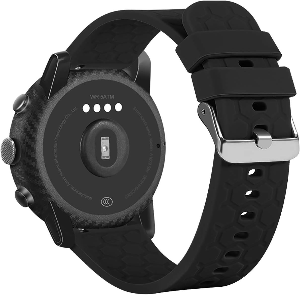 Comfortable Silicone Watch Band with Quick Release Pins for Easy Installation