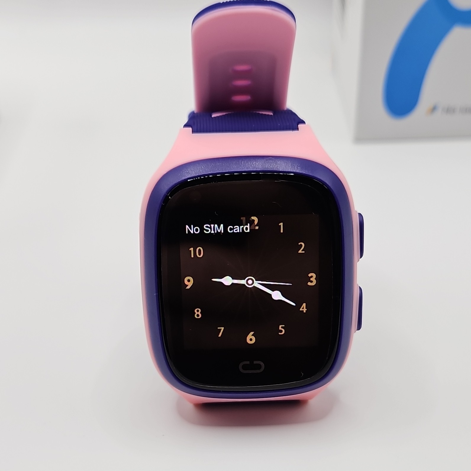 4G LTE Kids Smart Watch Pink Silicone Band Camera Pedometer Android iOS