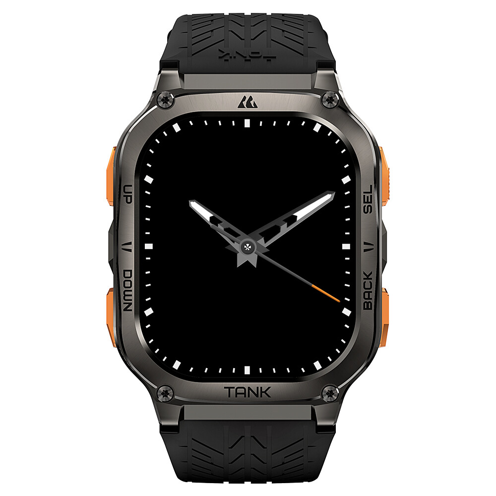 2024 AMAZTIM TANK M3 ULTRA GPS Smart Watch 480mAh Big Battery for IOS Android