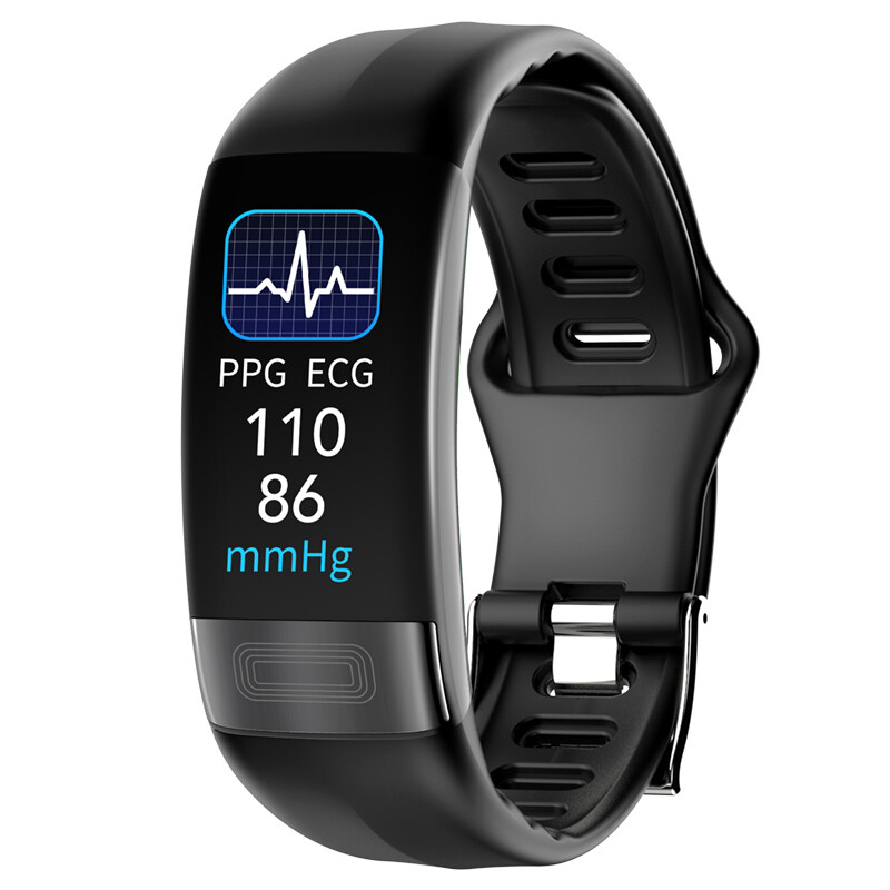 P11 Plus ECG+PPG Smart Bracelet Blood Pressure Heart Rate Monitor FitnessTracker