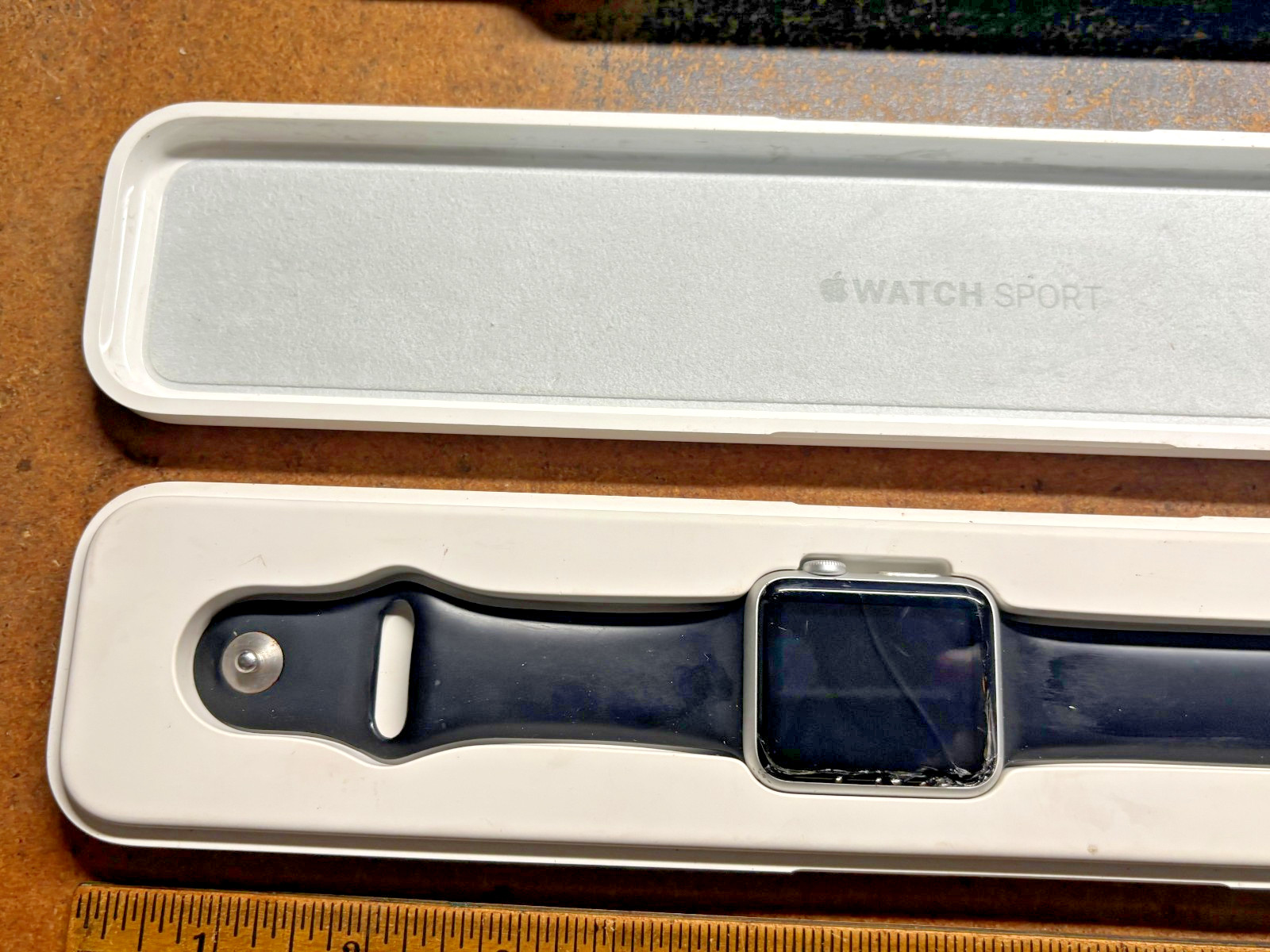 APPLE WATCH SPORT Aluminum silver 7000 SERIES 42mm Band & Case PARTS REPAIR