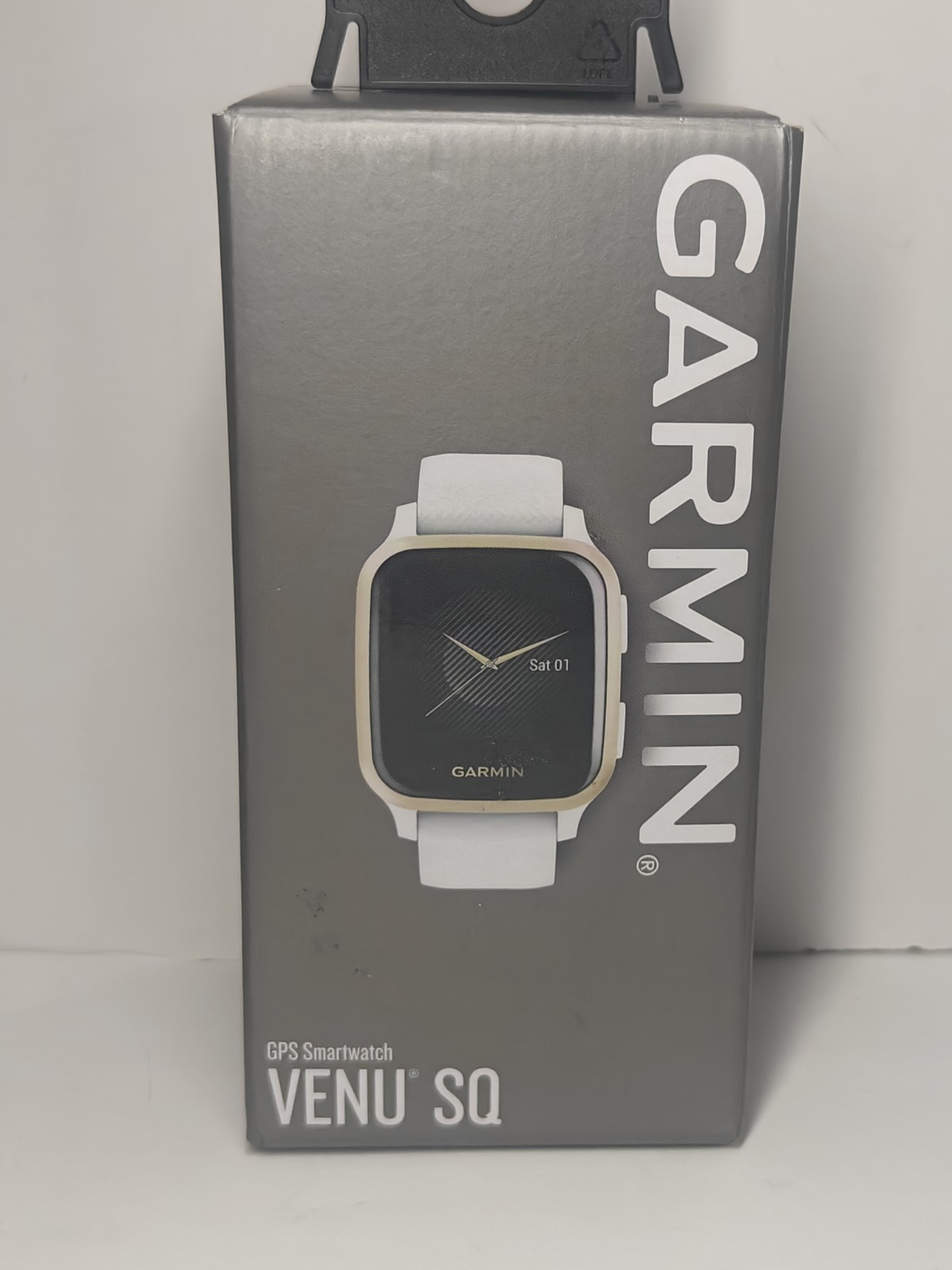 USED Garmin Venu SQ White Gold GPS Smart Watch 010-02427-01