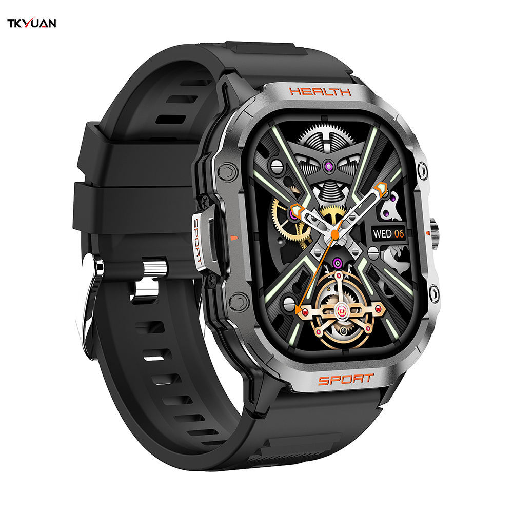 Smart Watch blood oxygen sleep monitoring BT Call Wireless Charging Pedometer