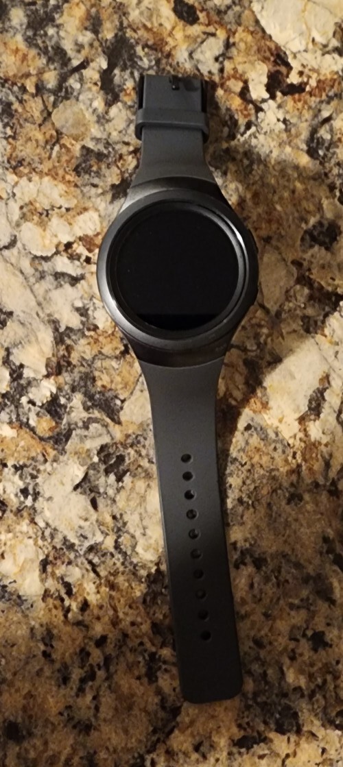 Samsung Gear S2 316L Stainless Steel Case Grey Wristband L Used