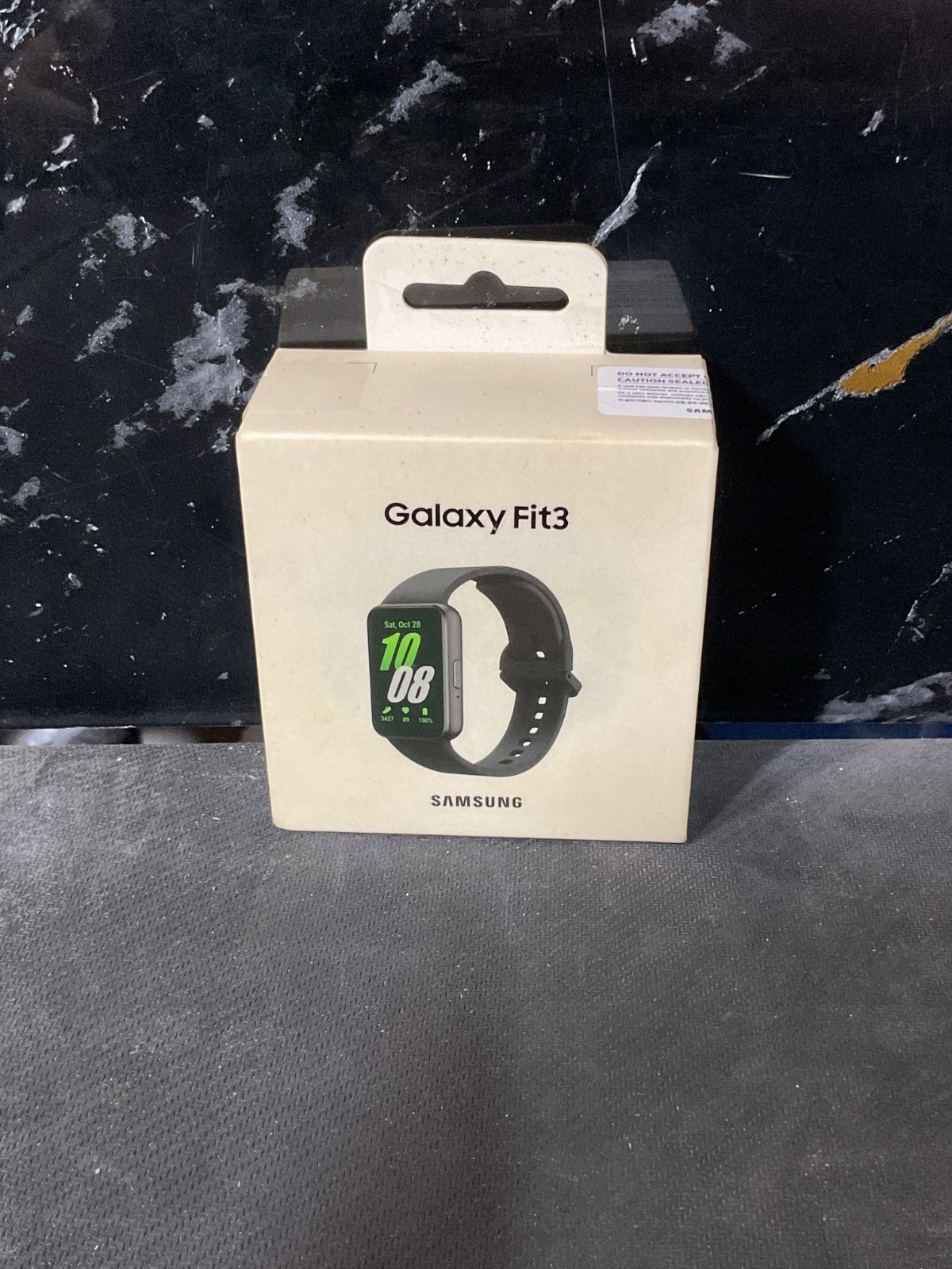 +Samsung Galaxy Fit3 SM-R390 Fitness Watch New/Sealed – Black