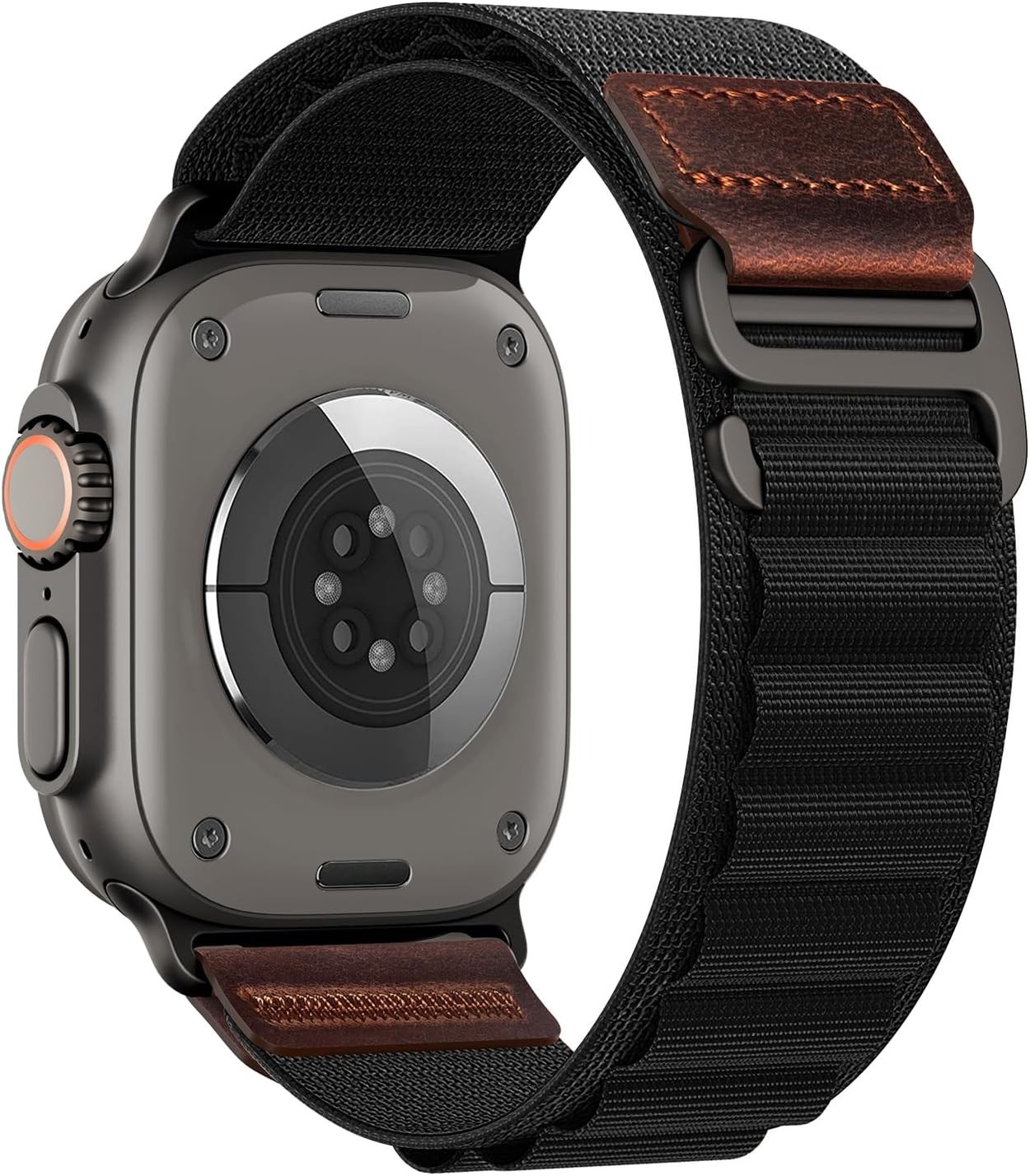 Leather Sport Band for Apple Watch Ultra 49mm & Series 11 10 9 8 7 6 5 4 46mm 45