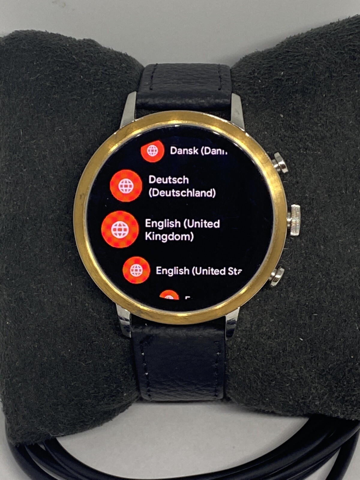Fossil Gen 4 Authentic Digital Dial Smart Watch Custom Band FTW6016 AB518