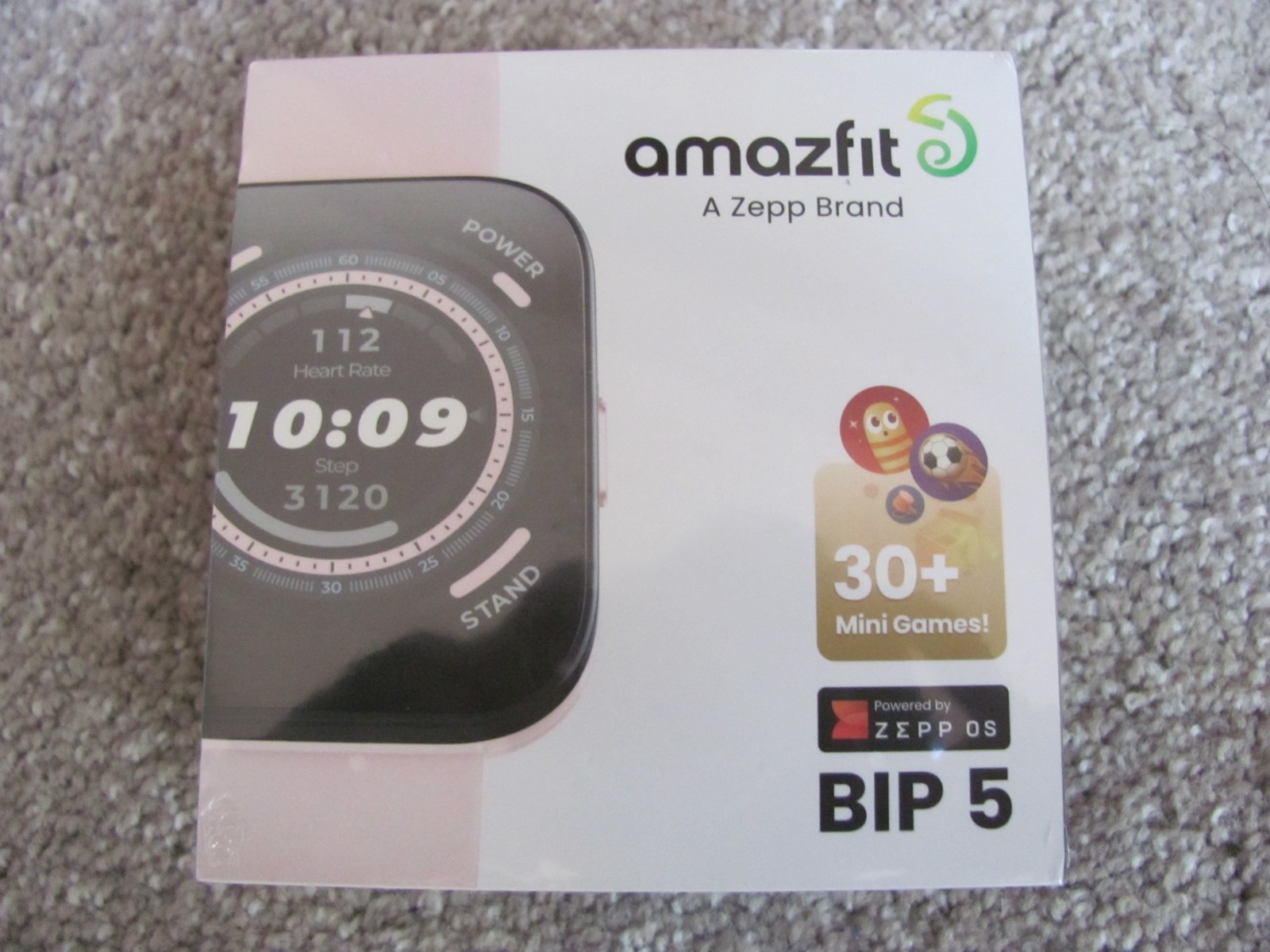 Brand New Amazfit Bip 5 Smartwatch 46mm Polycarbonate Plastic – Pink