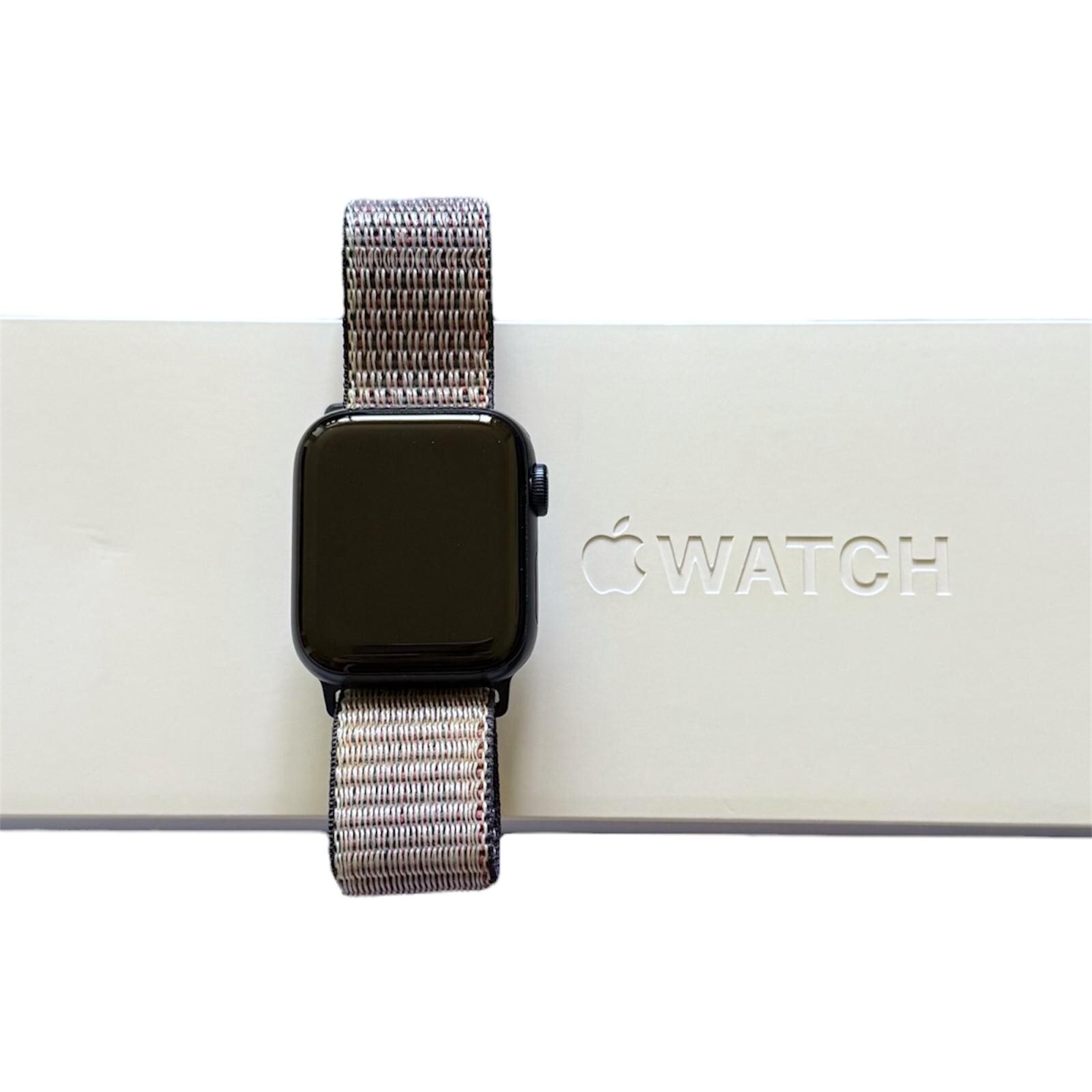 Apple Watch Series 6 Navy Blue 40mm GPS Open Original Box + 2 Straps Film Screen