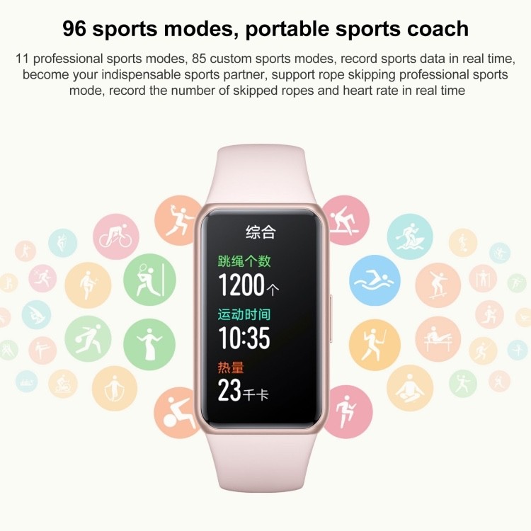 Honor Band 7, 1.47 inch AMOLED Screen, Support Heart Rate / Blood Oxygen / Sleep