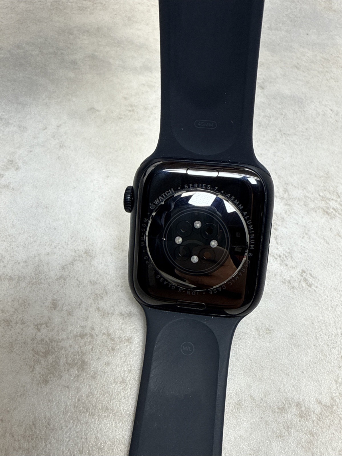 Apple Watch Series 7 45mm Blue Aluminum Case **Parts Only- Locked**