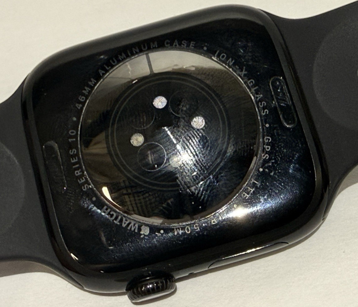 Apple Watch Series 10 A3003 46mm GPS Only Jet Black Aluminum WATCH ONLY Unlocked