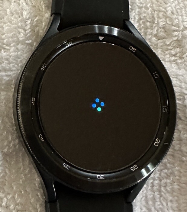 Samsung Galaxy Watch 4 Sport Band Black 46mm Stainless Steel Case LTE R895U