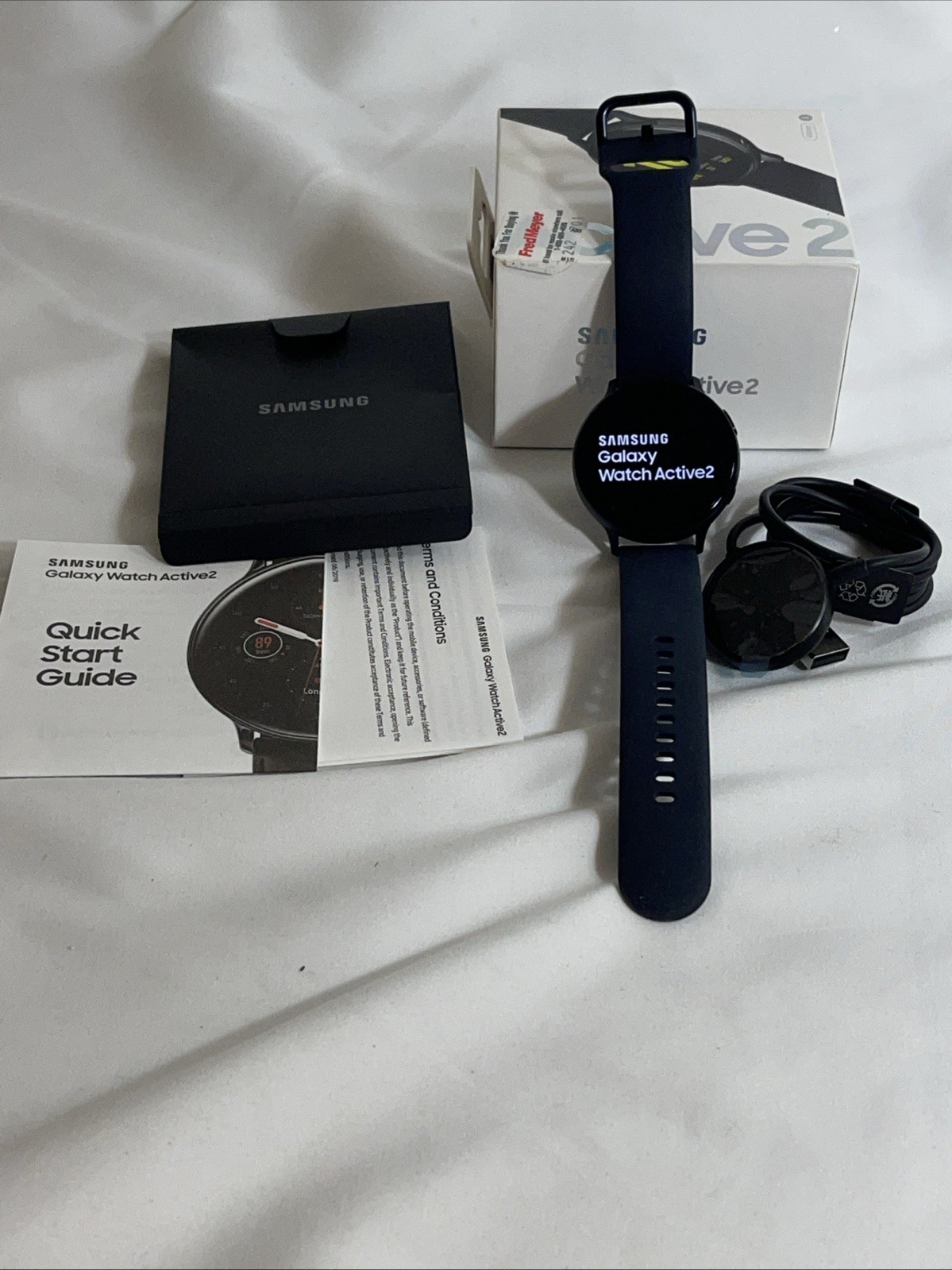 Samsung Galaxy Watch Active 2 SM-R820 44mm Aluminum Case tested works(Needs App)