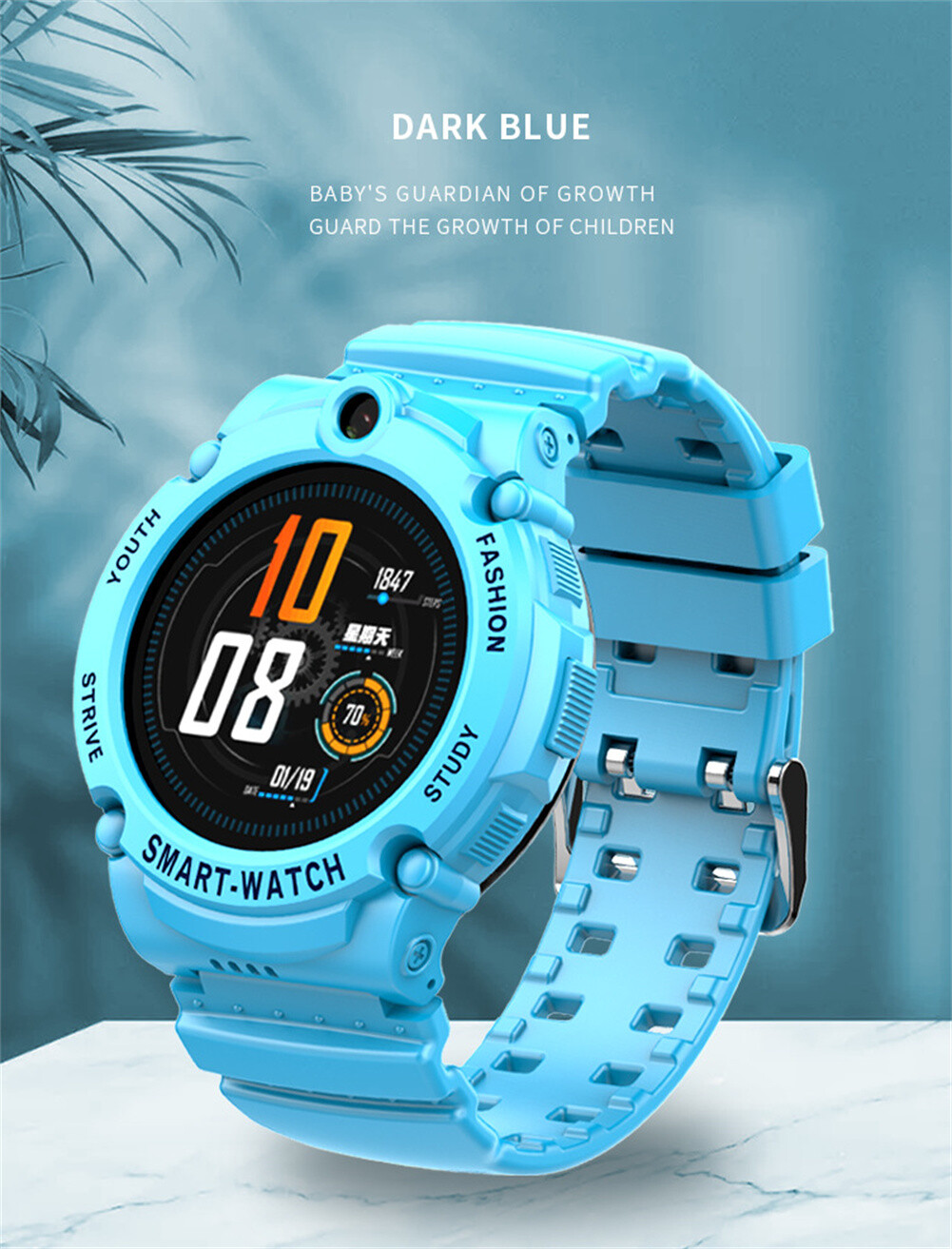 4G Smartwatch Phone Smart Watch for Kids with Anti-Lost Camera Video Call SOS