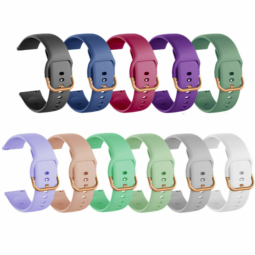 Silicone Sport For Band Samsung Galaxy Watch 3 41mm/Active2 40/44mm Wrist Strap