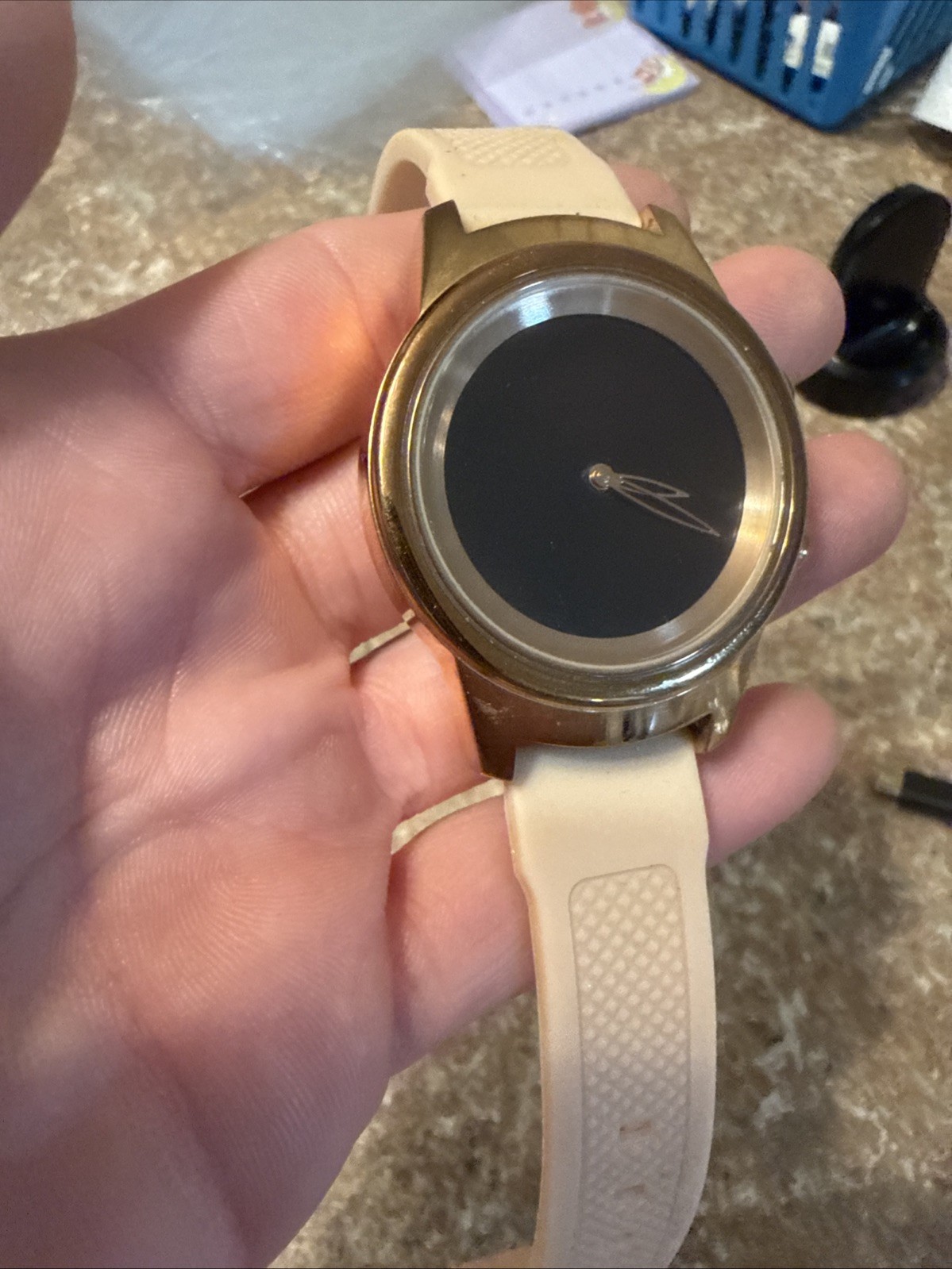 3Plus Callie Hybrid Smart Watch Heart Rate Touchscreen Rose Gold Untested!!!