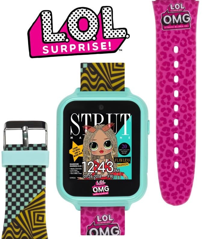 Kids Smart Watch with Touchscreen, Selfie Camera, Voice Recorder & Games – 10 Fa
