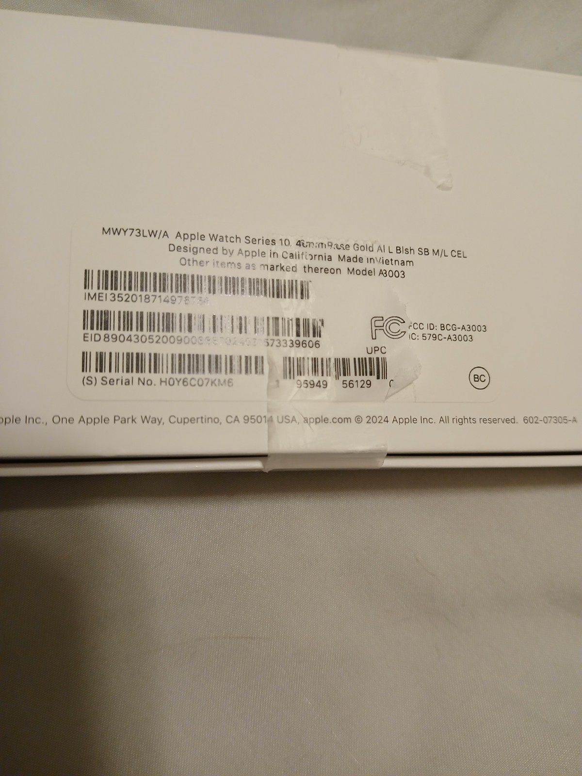 Apple Series 5 Watch w/ GPS and Cellular Model