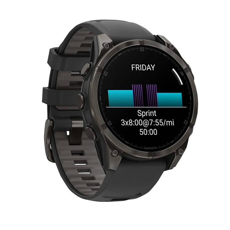 Garmin Fenix 8, 51mm AMOLED Sapphire, Carbon Gray Titanium (010-02905-20)