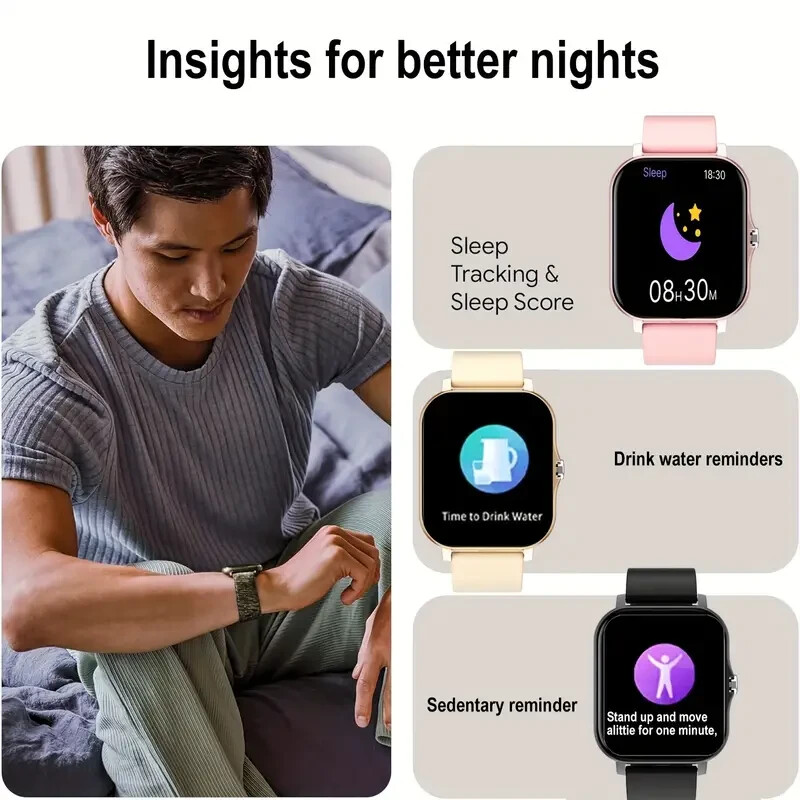 Reloj inteligente para mujer con respuesta/hacer llamadas, HD de 1.83 pulgadas,