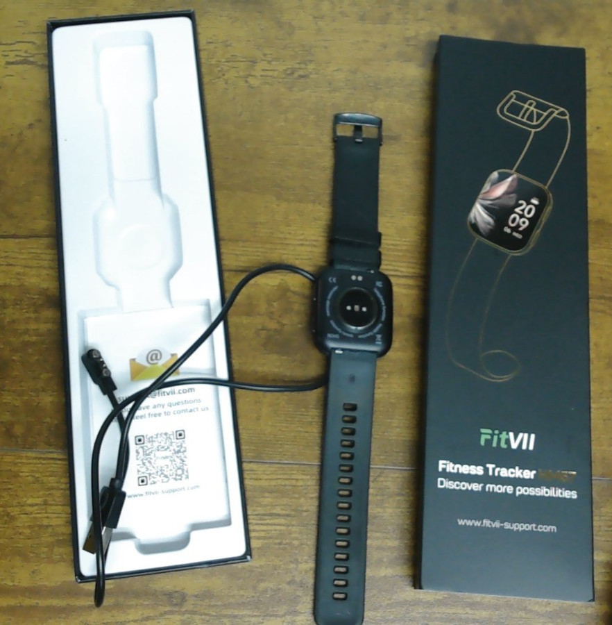 FITVII Health & Fitness Tracker HM57 Smart Watch-Open Box