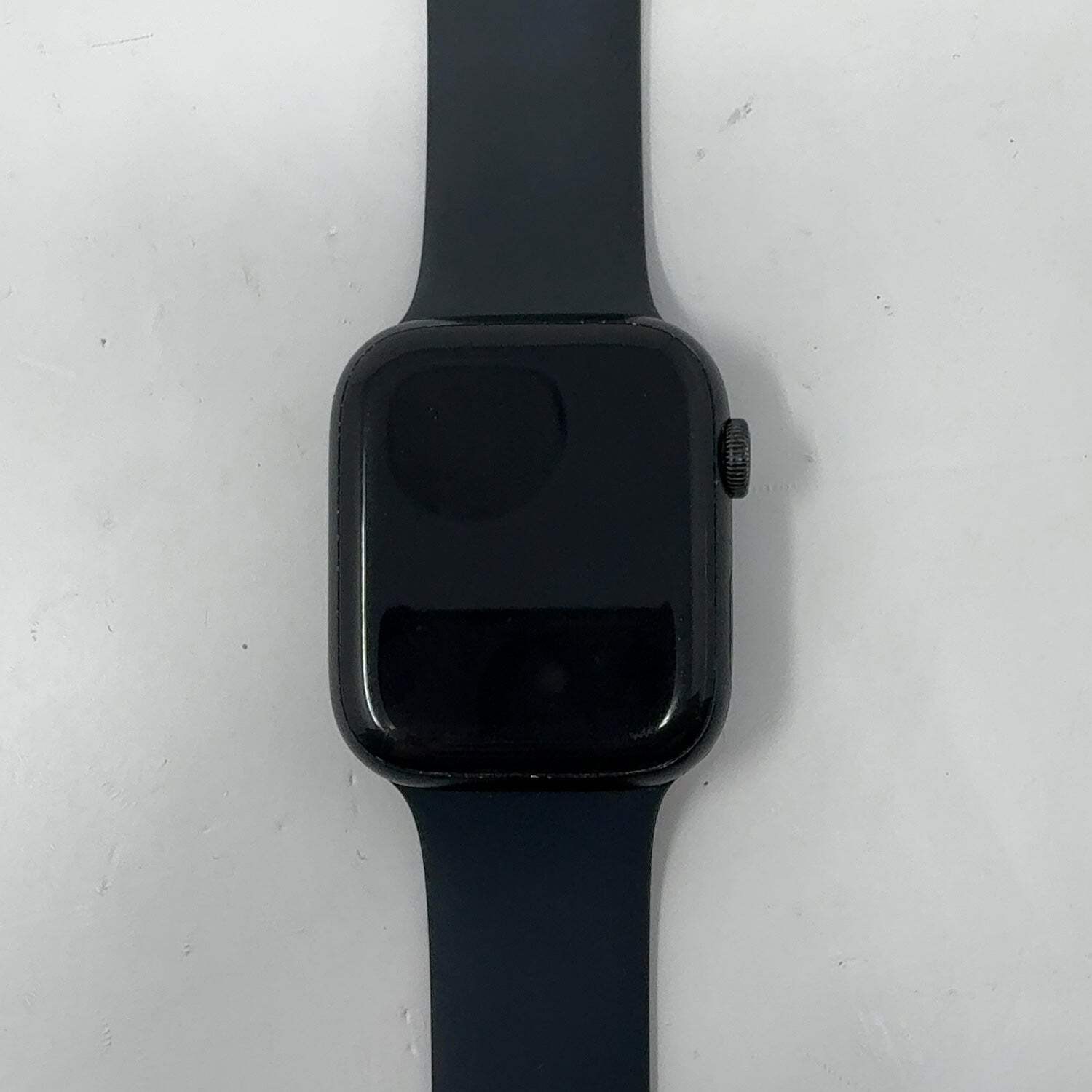 GPS Only Apple Watch Series 7 45MM Green Aluminum Black Sport Band MKN53LL/A