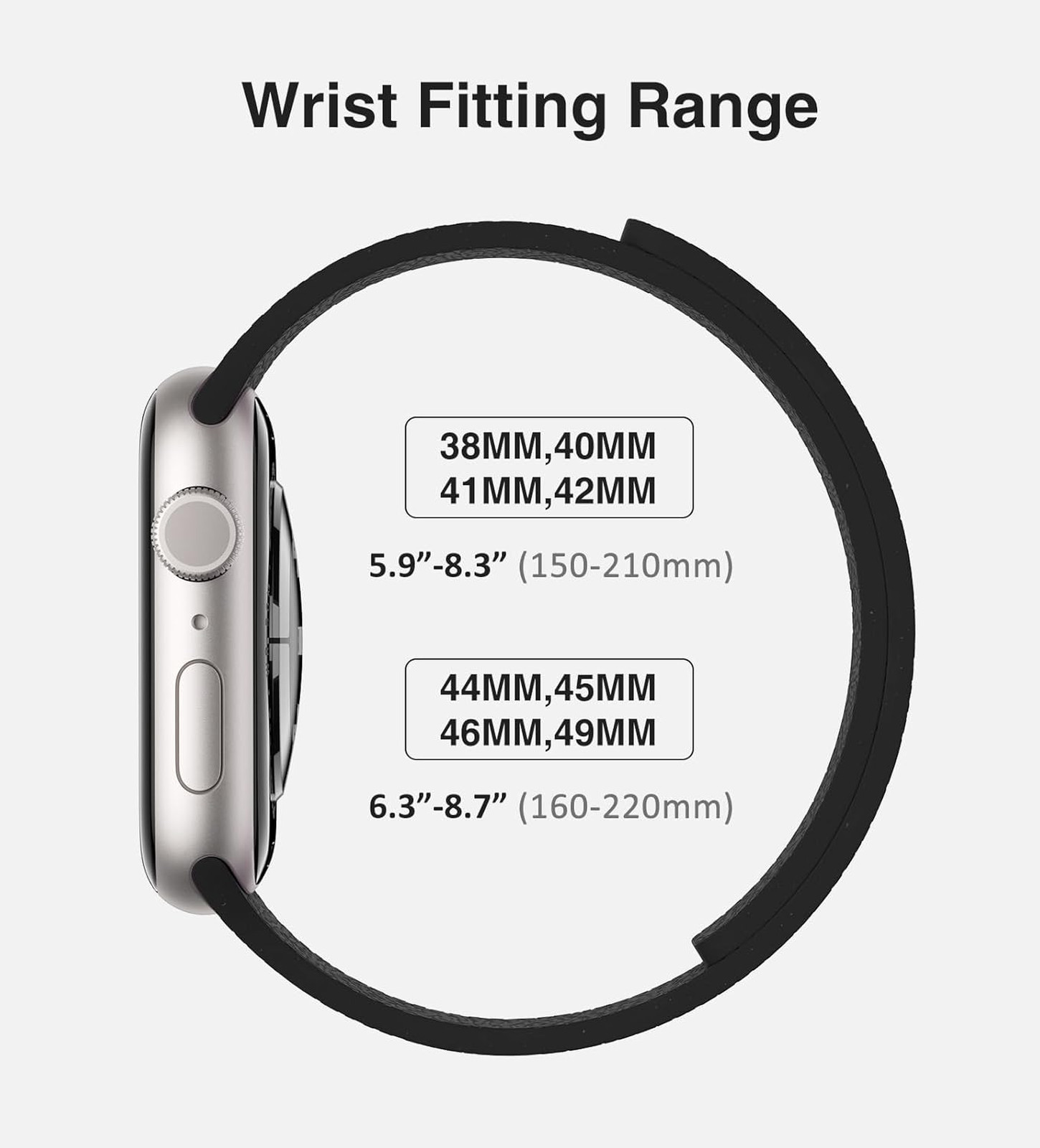 Magnetic Silicone Watch Band Compatible with Apple Watch Series 3 8 7 6 5 4 3