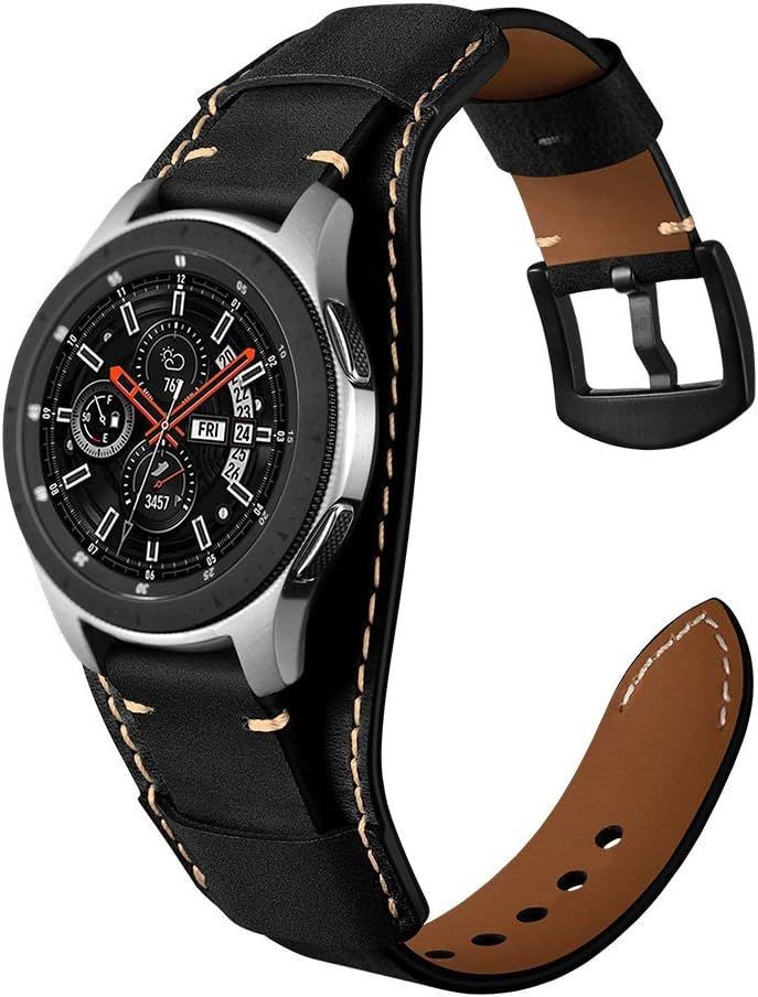 Only Strap For Samsung Galaxy Watch Ultra 22mm Leather, Fossil Q, Garmin 255