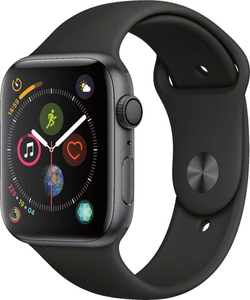 APPLE WATCH SERIES 4 GPS 44MM SPACE GREY ALUMINUM CASE BLACK – Scratch & Dent