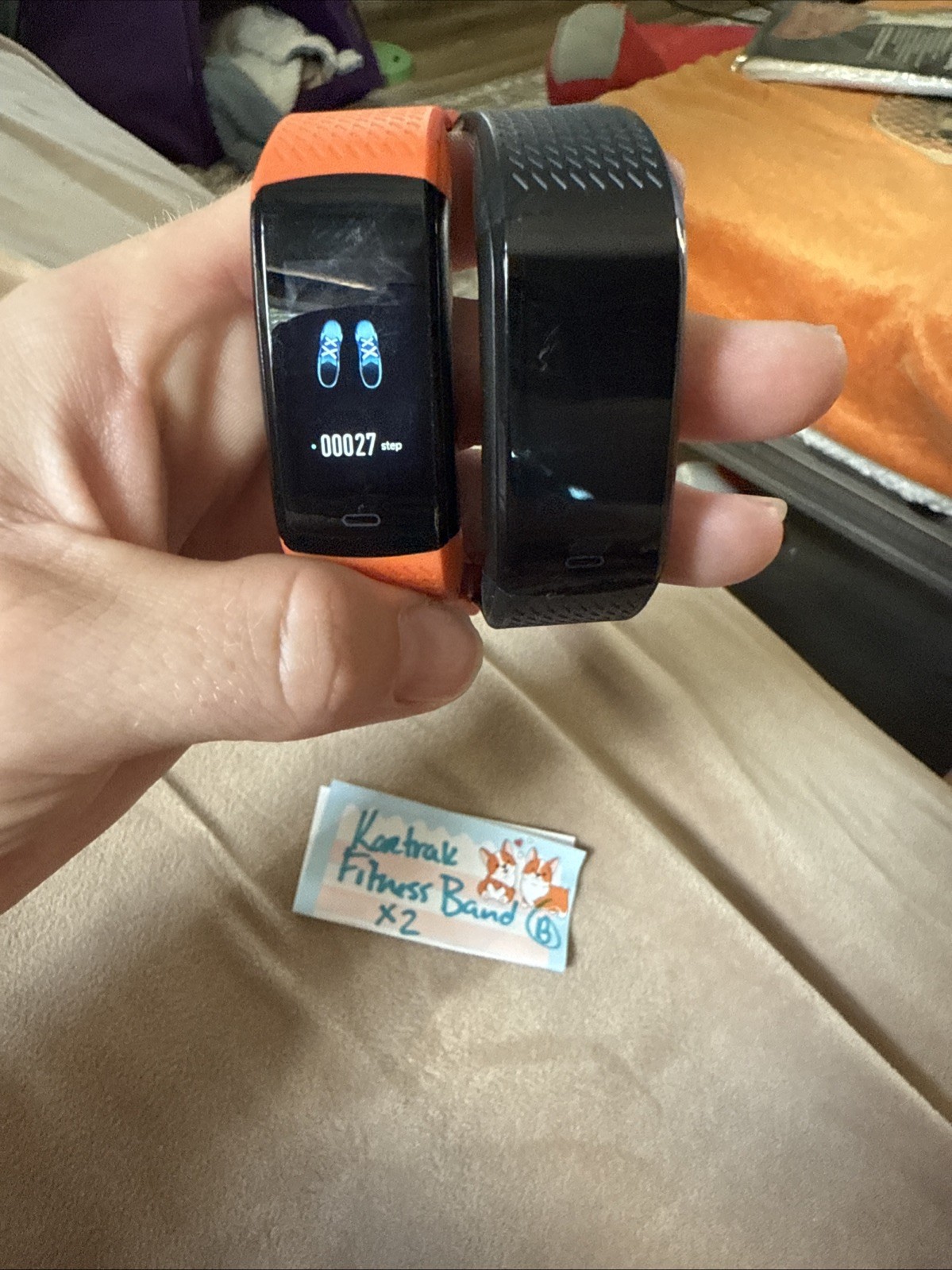 Koretrak Watch Tracker Fitness Band, Heart Rate Monitor – X2!