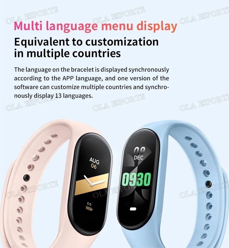 M7 Smart Watch Fitness Tracker Heart Rate Sleep Monitor Waterproof Band ⌚