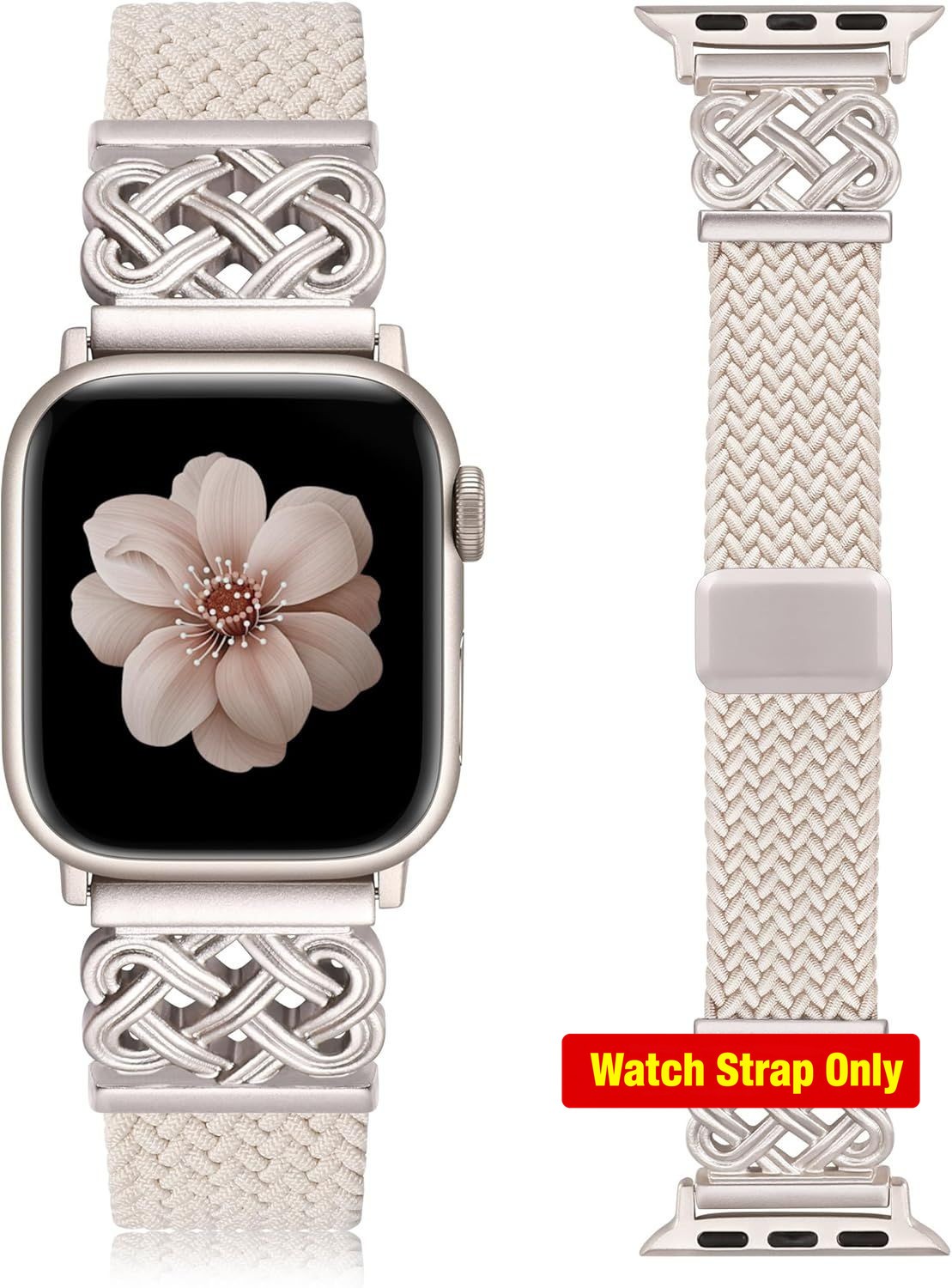 Magnetic Braided Band for Apple Watch Series 11 10 9 8 7 6 5 4, Unisex
