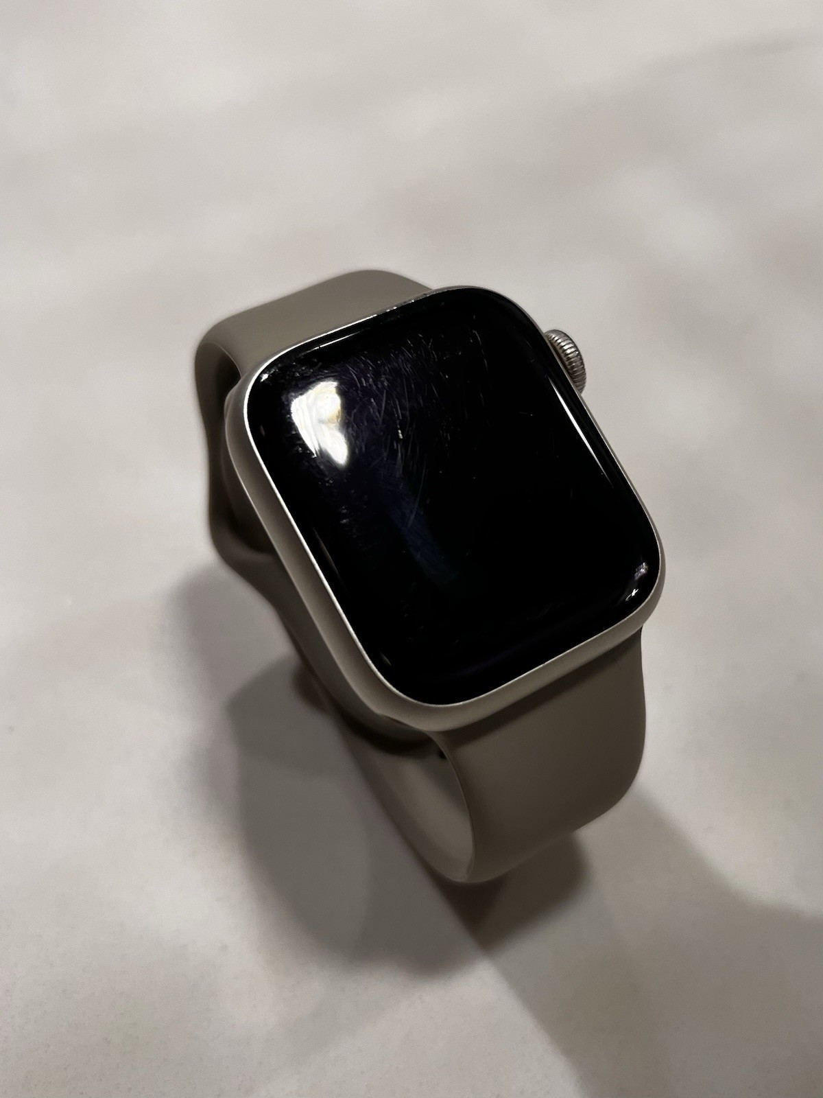 Apple Watch Series 7 GPS Cellular 41mm Aluminum Sport Band – Starlight MKMY3LL/A