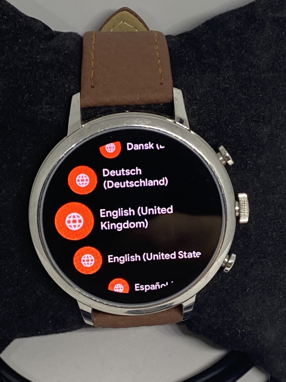 Fossil Gen 4 Authentic Digital Dial Smart Watch Custom Band FTW6014 AB180
