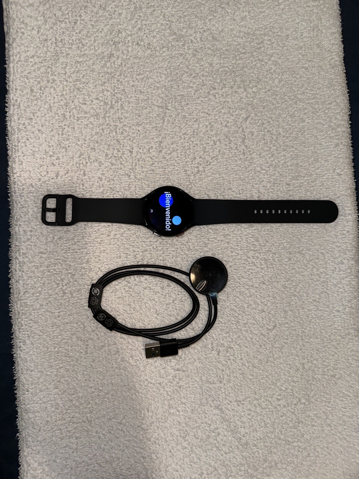 Samsung Galaxy Watch4 SM-R870 44mm Aluminum Case with Sport Band – Black…