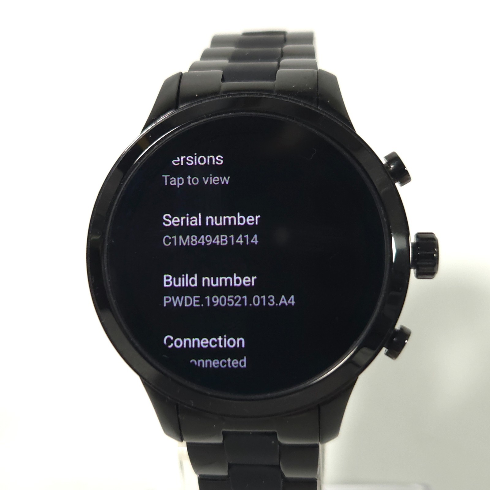 Michael Kors Smart Watch, Black Model DW7M1 Runway