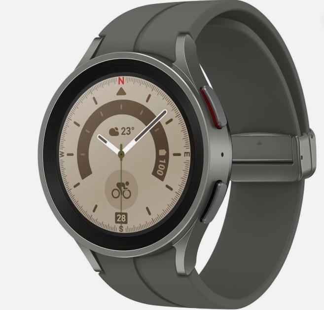 Samsung Galaxy Watch5 Pro 45mm Gray Titanium LTE Cellular Bluetooth Smartwatch