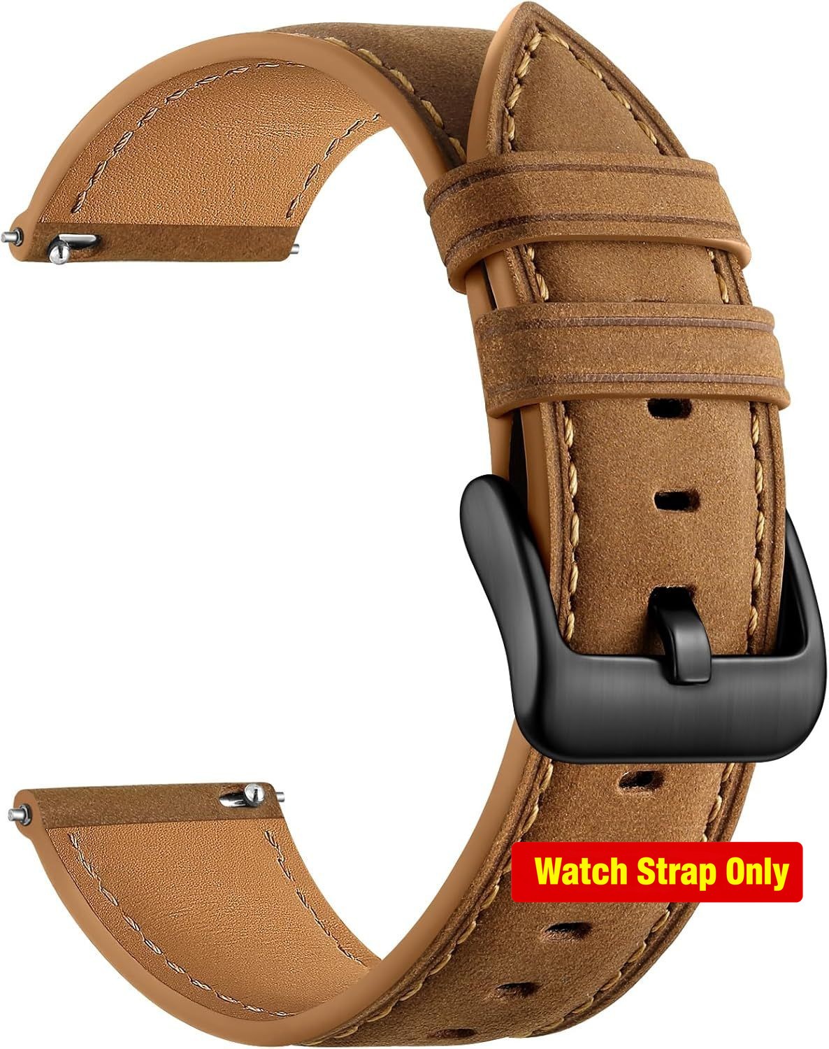 20mm Leather Strap Compatible with Garmin Vivoactive 5, Quick Release