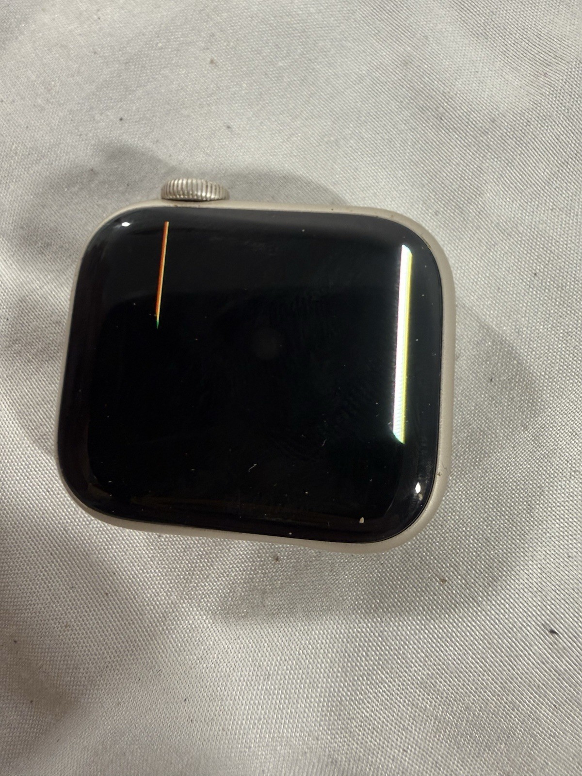Broken Apple Watch Series 7 [GPS + Cellular 41mm] Stainless Steel A2475 Battery