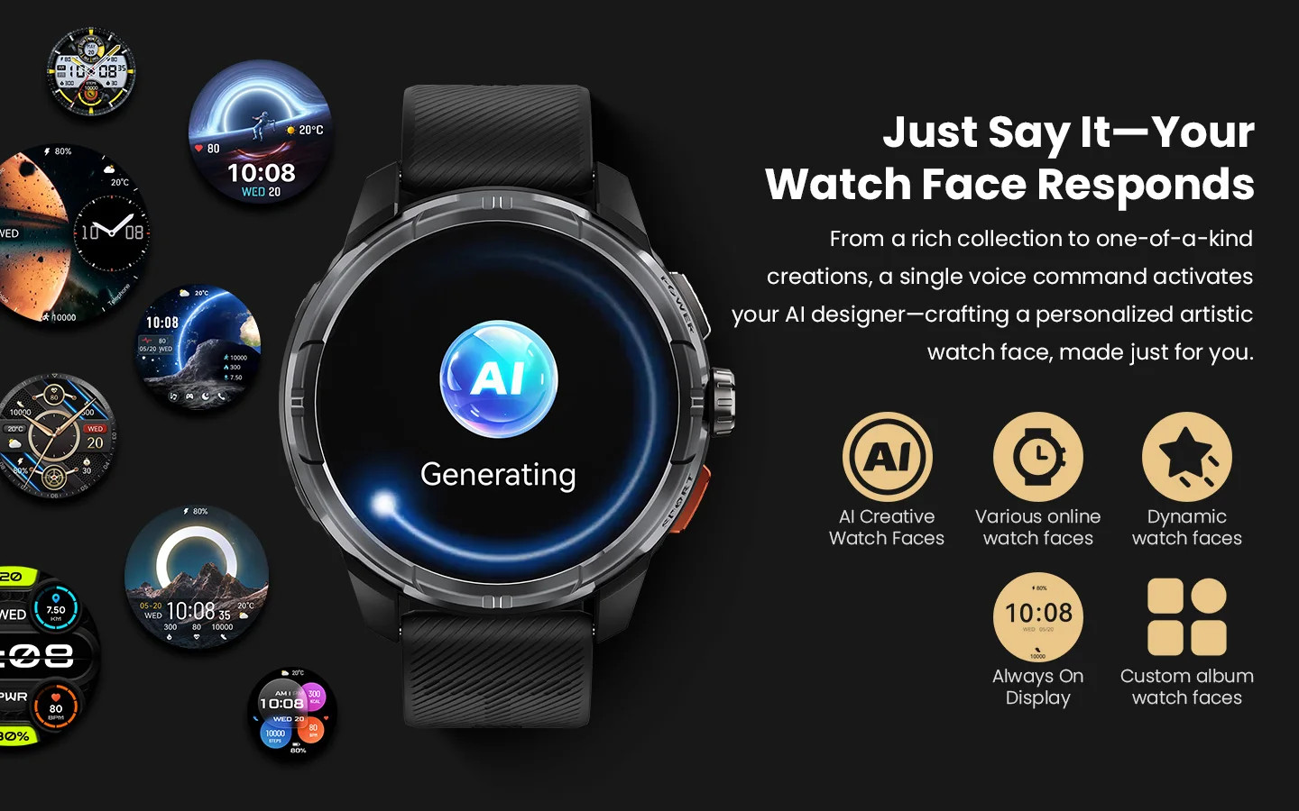 HAYLOU smartwatch 1.6 amoled 5atm waterproof bluetooth call sports watch