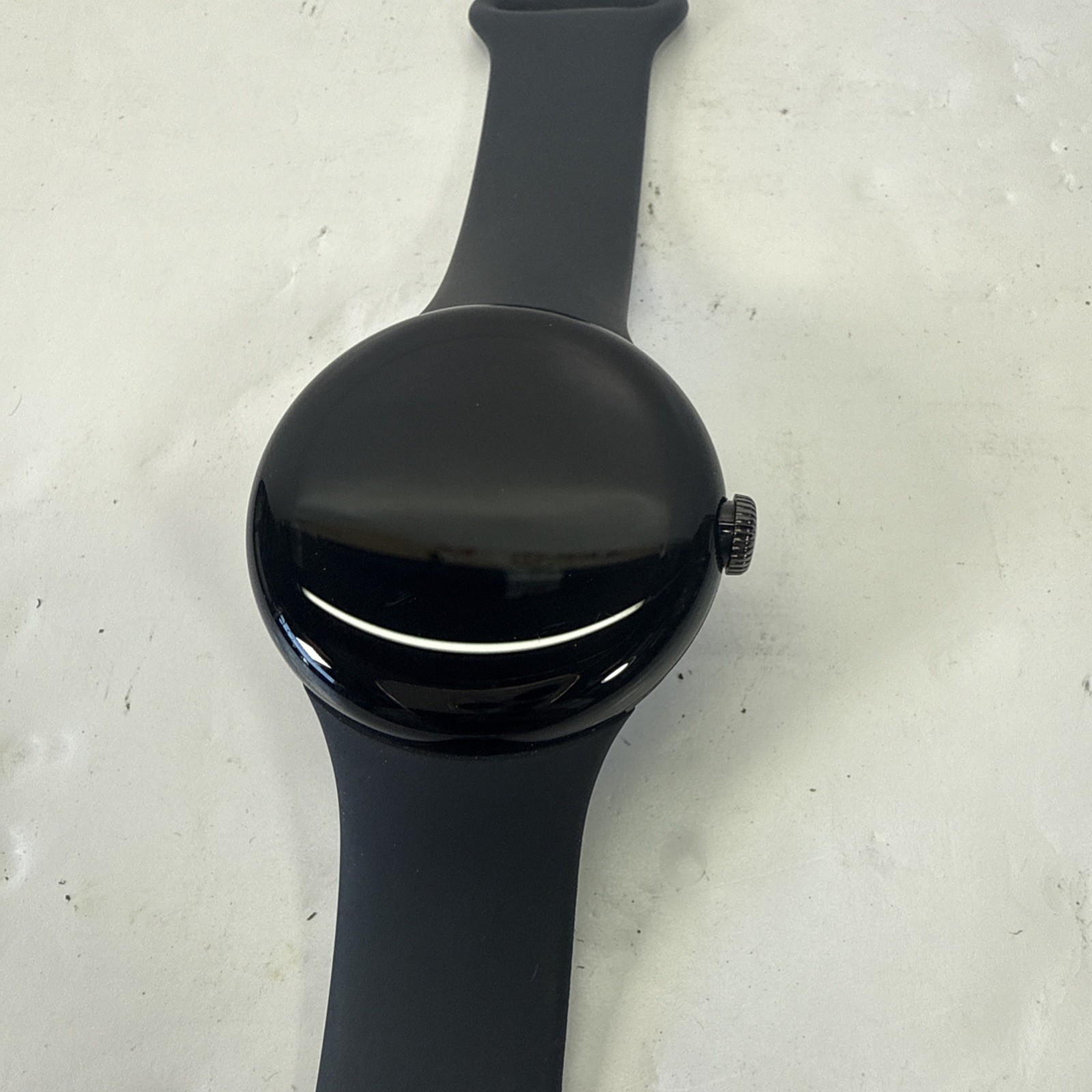 (FOR PARTS AS-IS) Google Pixel Watch Matte Black Stainless Steel Case GQF4C