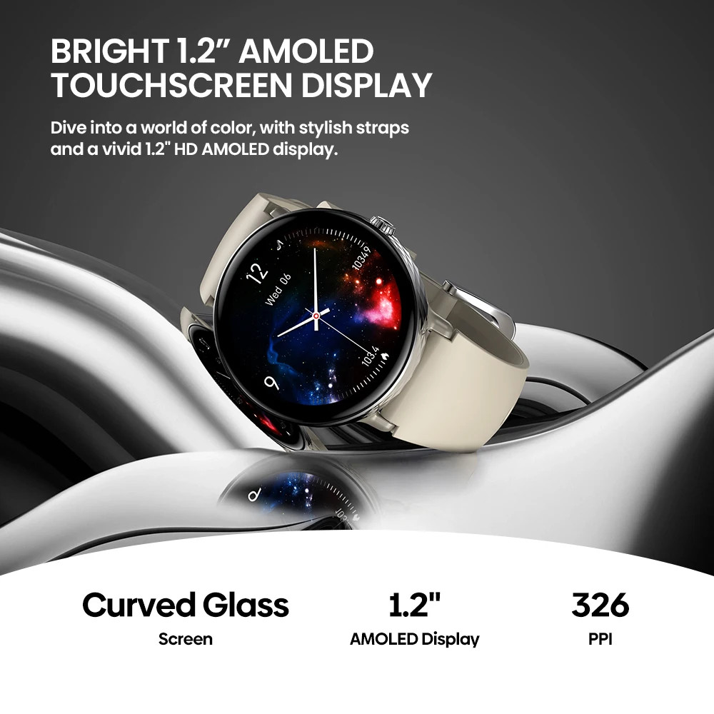 Zeblaze Lily 2 Smartwatch 1.2″ AMOLED Voice Calling Double Strap Health Fitness
