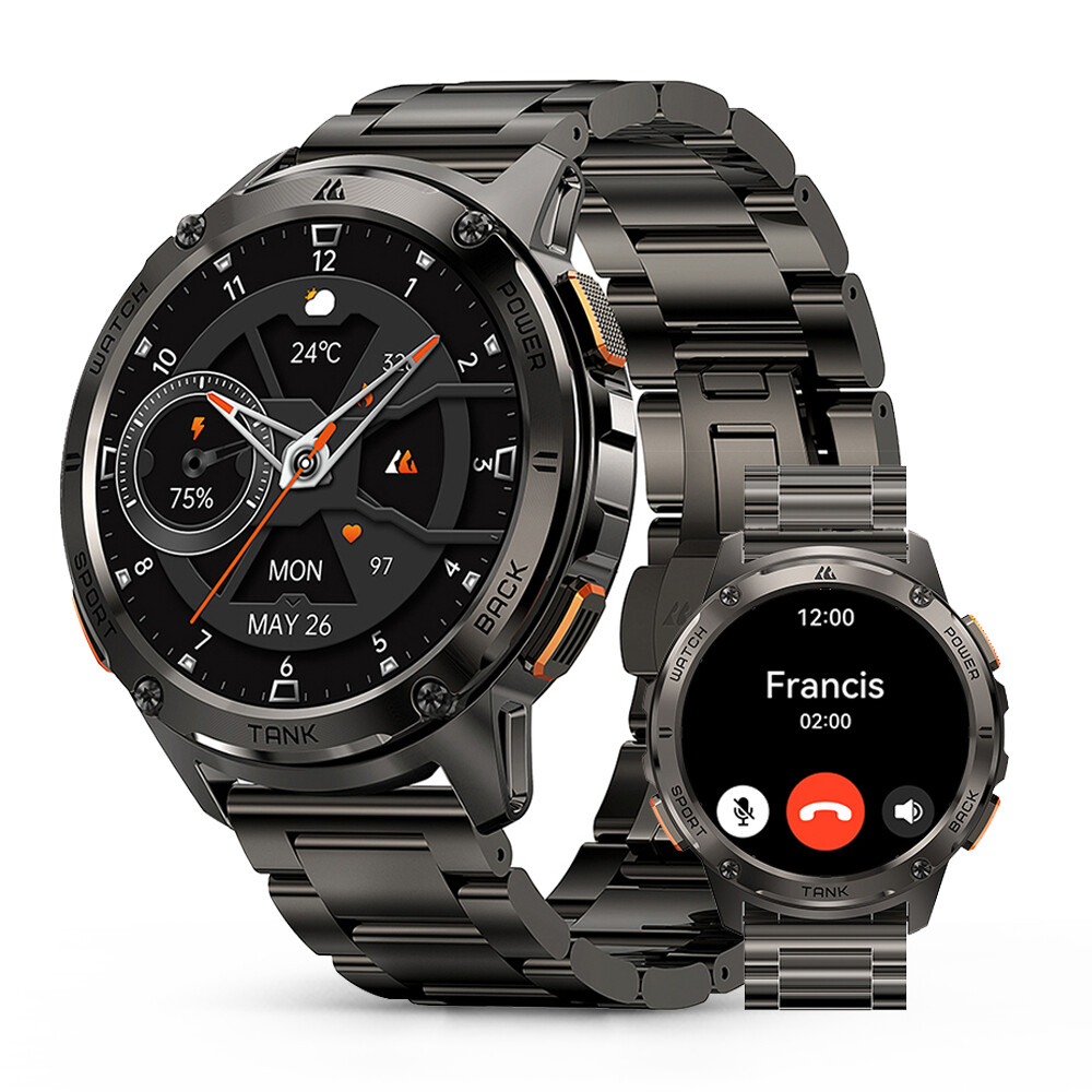 KOSPET TANK T3 Smart Watch 5ATM Waterproof 500 mAh Big Battery for Android IOS