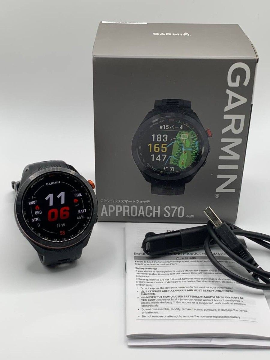 GARMIN Approach S70 Smartwatch GPS Pre-Owned Golf GPS Watch Golf Outdoor