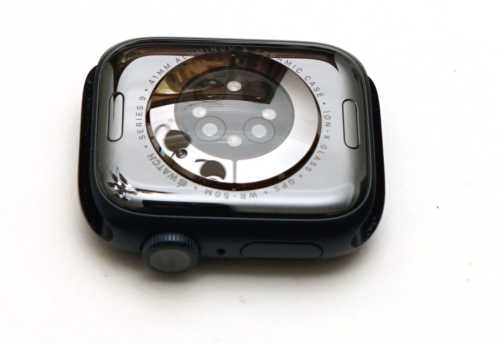 Apple Watch Series 9 Model A2978 41mm SBS/M GPS Midnight Blue & White Band