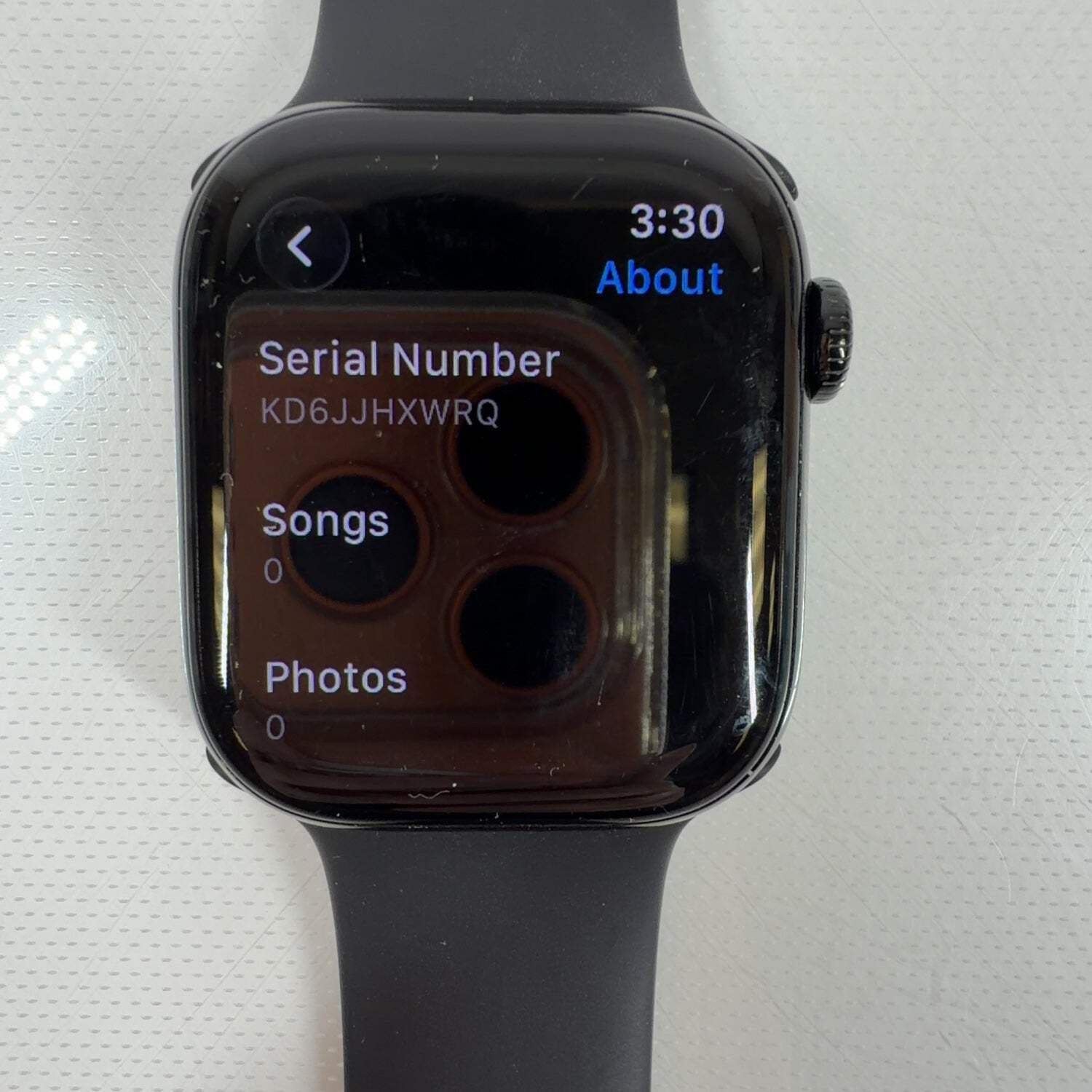 Unlocked Apple Watch Series 10 42MM Black Aluminum Black Sport Band MWX73LW/A